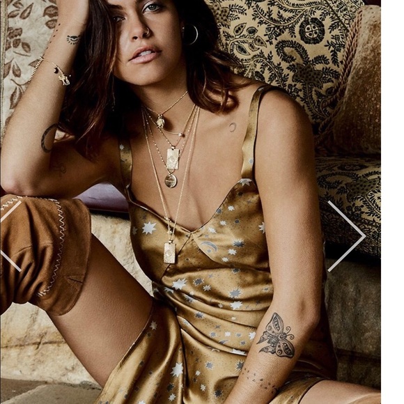 spell emerald silk slip dress